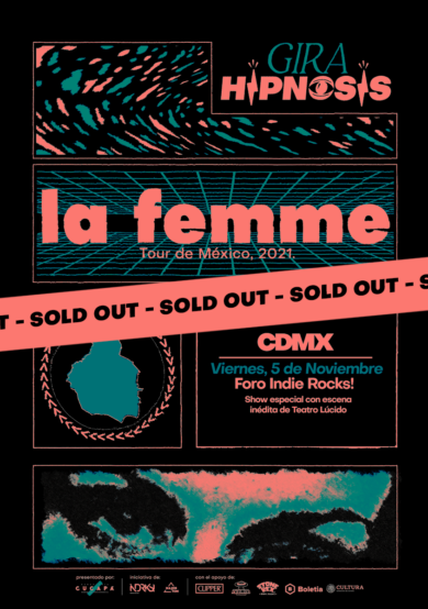 Hipnosis presenta: La Femme tour de México 2021