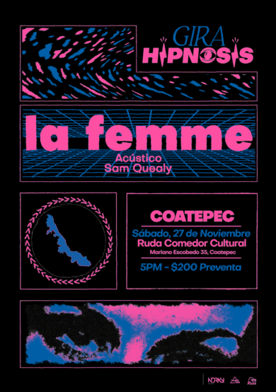 La Femme ofrecerá show en Coatepec