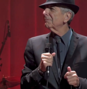Leonard Cohen debuta canción en vivo
