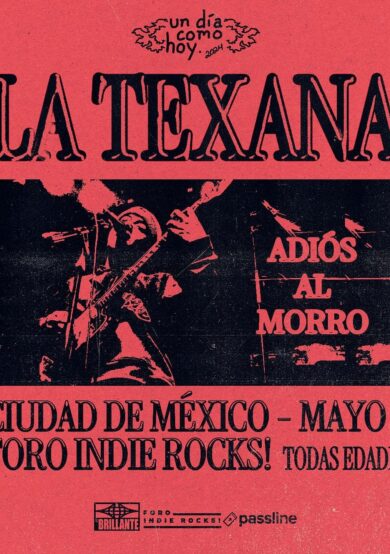 La Texana se presentará en el Foro Indie Rocks!