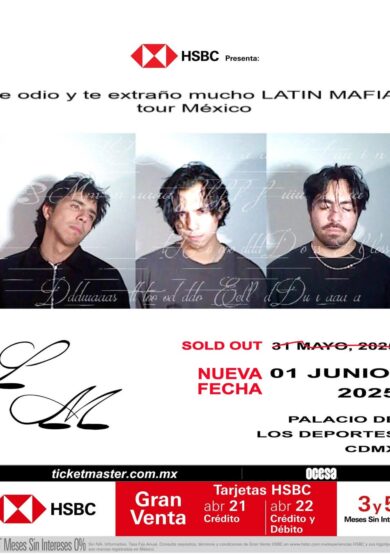NUEVA FECHA: Latin Mafia llegará al Palacio de los Deportes