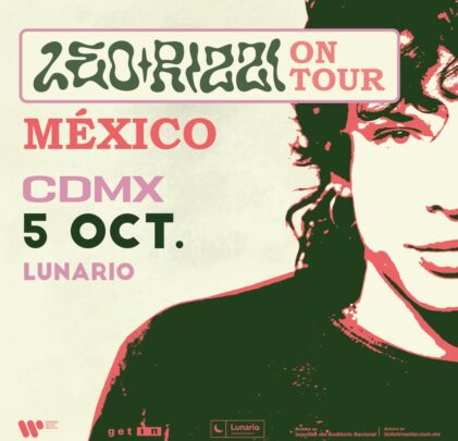 Leo Rizzi se presentará en el Lunario del Auditorio Nacional