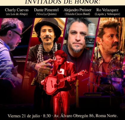 Líber Terán se presentará en el Foro del Tejedor