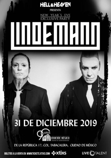 Lindemann se presentará en el Frontón México