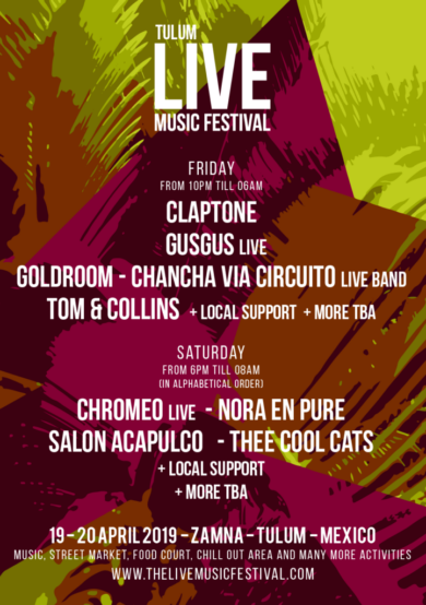 Live Music Festival en Tulum ¡Conoce los detalles!