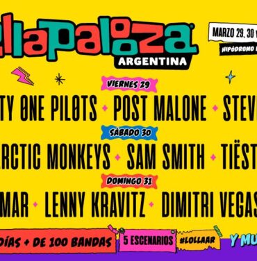 Conoce los detalles de Lollapalooza Argentina 2019