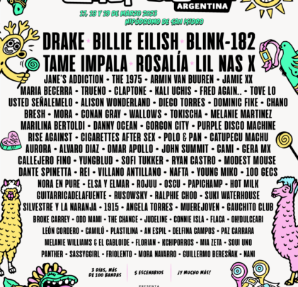 Lollapalooza Argentina 2023 está muy cerca: conoce el lineup