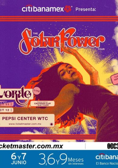 Conoce los horarios para Lorde en el Pepsi Center WTC
