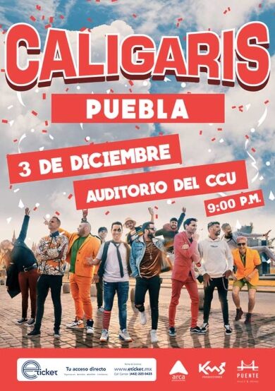 Los Caligaris llega al CCU de Puebla