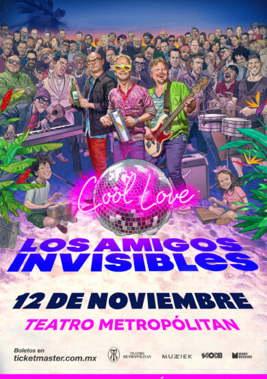 Los Amigos Invisibles se presentará en el Teatro Metropólitan