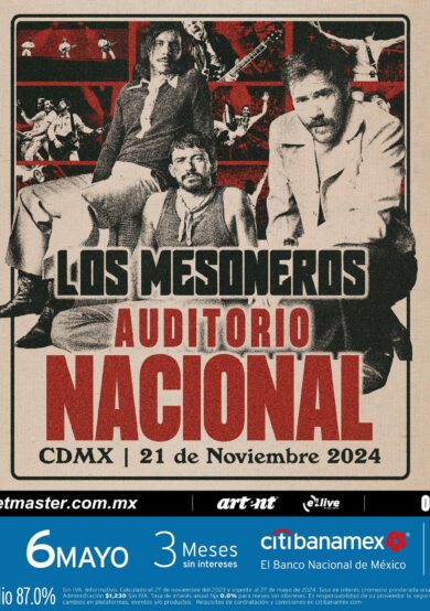PRECIOS: Los Mesoneros llegará al Auditorio Nacional