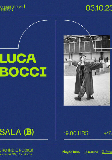 No te pierdas a Luca Bocci en el Foro Indie Rocks!