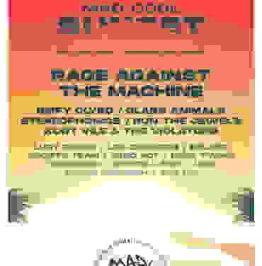 Mad Cool Sunset revela su cartel oficial con Rage Against the Machine como acto principal