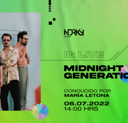No te pierdas a Midnight Generation en el IG Live de Indie Rocks!