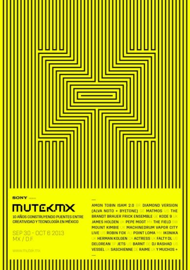 Mutek México Revela Cartel Completo
