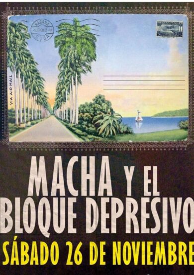 Macha y El Bloque Depresivo se presentará en el Salón Los Ángeles