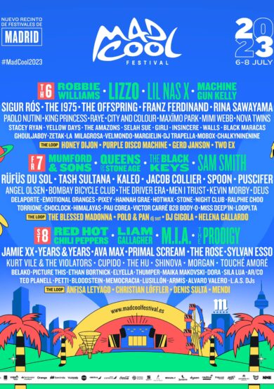 Este es el lineup del Mad Cool Festival 2023