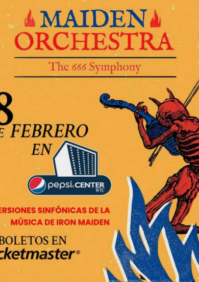 Maiden Orchestra por primera vez en Pepsi Center WTC
