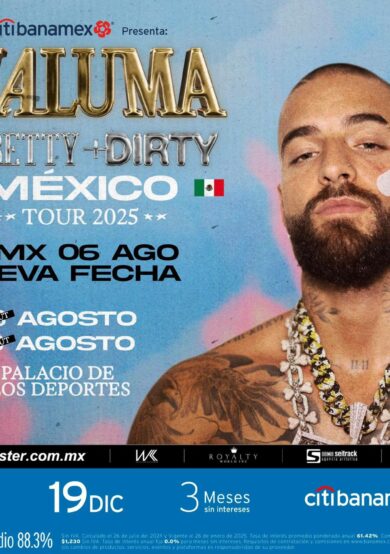 SOLD OUT: Maluma se presentará en el Palacio de los Deportes