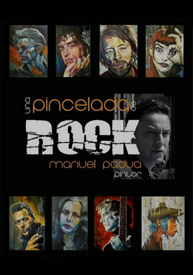 Manuel Padua exhibirá pinturas de rock en metro Tacubaya