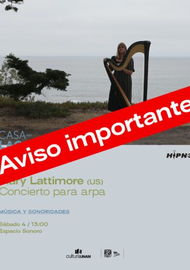 CANCELADO: Hipnosis en colaboración con Casa Del Lago Presentan: Mary Lattimore