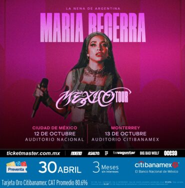 María Becerra anuncia fechas en México