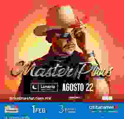 PRECIOS: Master Plus se presentará en el Lunario del Auditorio Nacional