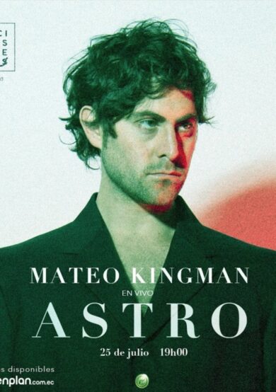 Mateo Kingman dará concierto virtual