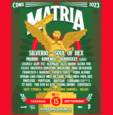 Festeja la independencia con Silverio en MATRIA