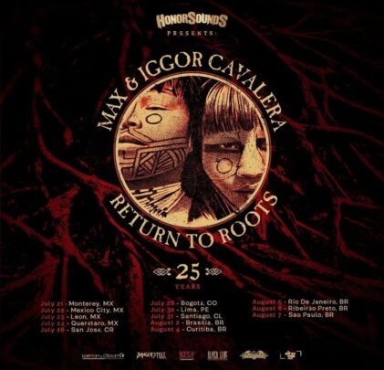 Max & Iggor Cavalera darán una serie de presentaciones en México