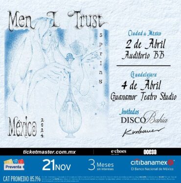 PRECIOS: Men I Trust llegará al Auditorio BB