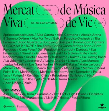 Llegó la edición 35 del Mercat de Música Viva de Vic