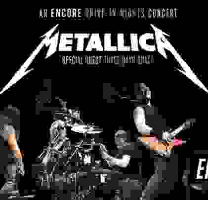 Metallica ofrecerá concierto por ‘Encore Drive-In Nights’