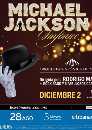 PRECIOS: Michael Jackson Sinfónico llegará al Auditorio Nacional