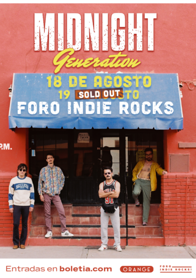 Midnight Generation ofrecerá dos shows en el Foro Indie Rocks!