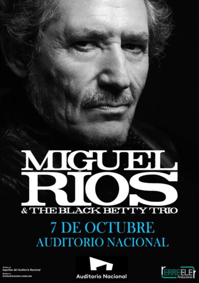 Miguel Ríos tendrá concierto en el Auditorio Nacional