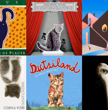 Intervienen discos clásicos de la música argentina con gatitos