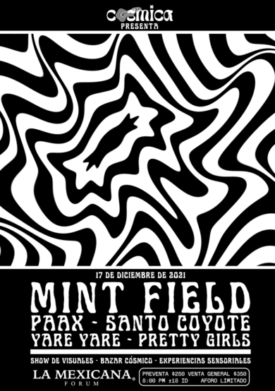 Mint Field se presentará en La Mexicana Forum