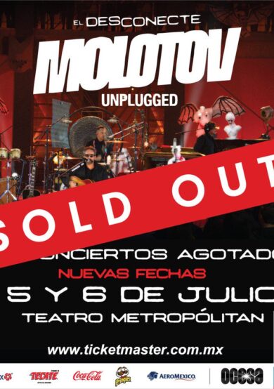 SOLD OUT: Molotov vuelve al Metropólitan con concierto acústico