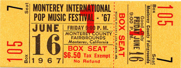 A medio siglo del Monterey Pop Festival