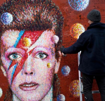 La relación de David Bowie con el arte
