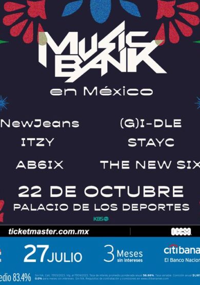 PRECIOS: Music Bank regresa a la Ciudad de México