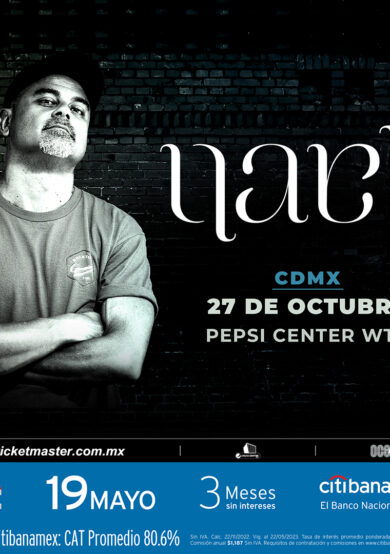 Nach anuncia concierto en el Pepsi Center WTC