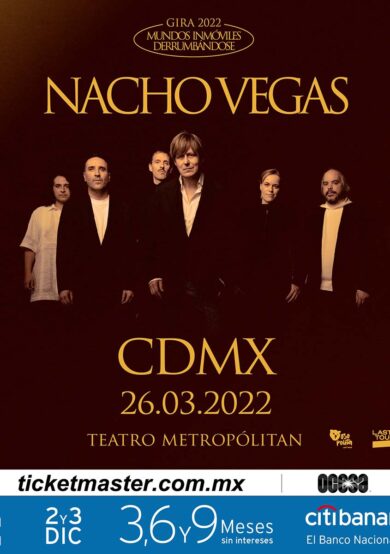 Nacho Vegas se presentará en el Teatro Metropólitan