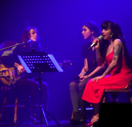 Natalia Lafourcade, Mon Laferte y Silvana Estrada colaboraron