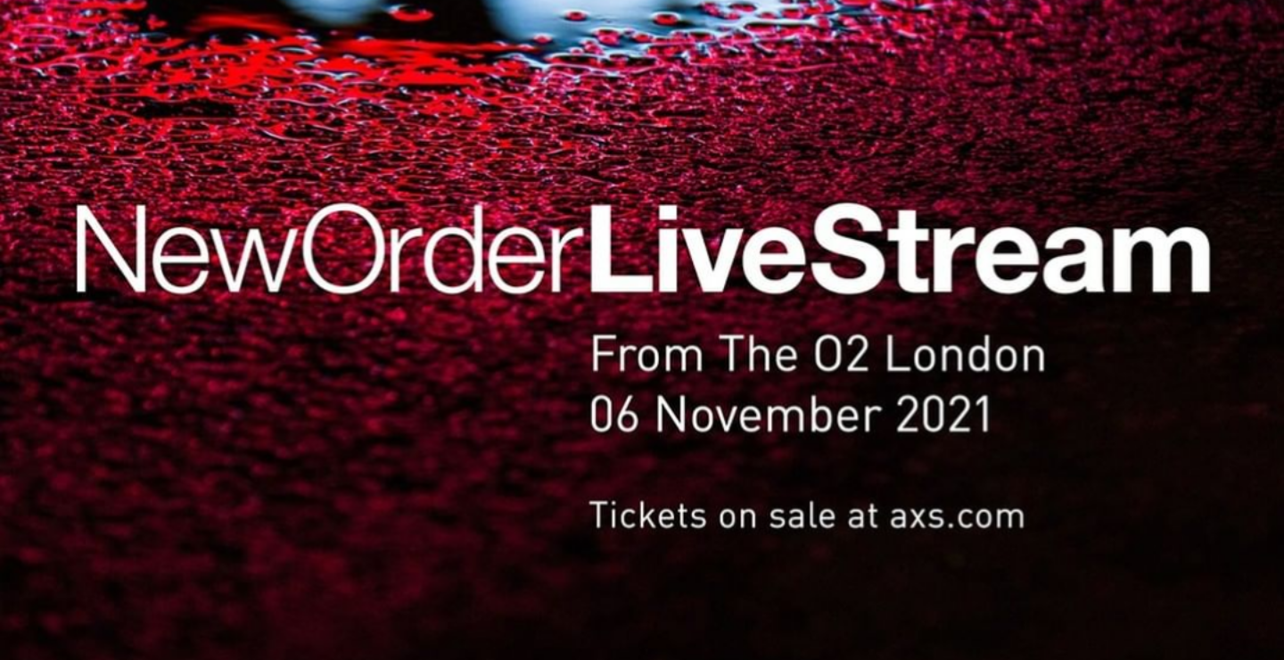 New Order transmitirá su concierto en The O2 de Londres