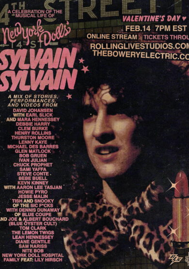 Homenaje online a Sylvain Sylvain reunirá a ídolos del rock