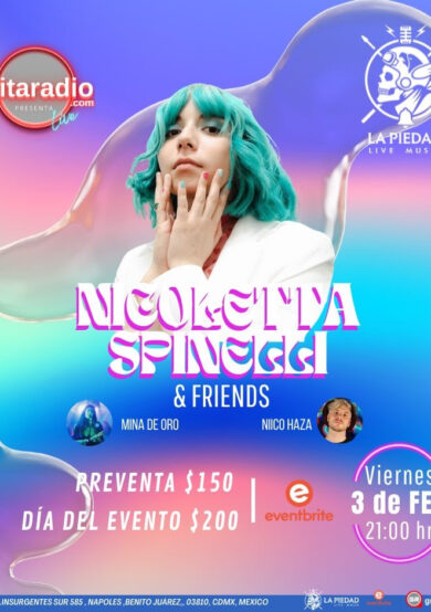Nicoletta Spinelli presenta en vivo “Cajita Feliz”