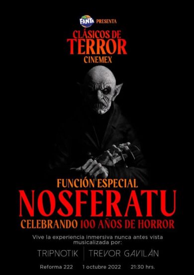 ¡Nosferatu llega a las salas de Cinemex musicalizada por Tripnotik!
