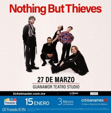 PRECIOS: Nothing But Thieves llegará a Guadalajara